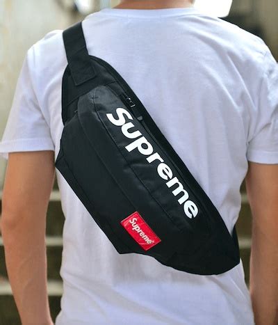 mens crossbody bag supreme|authentic supreme backpack.